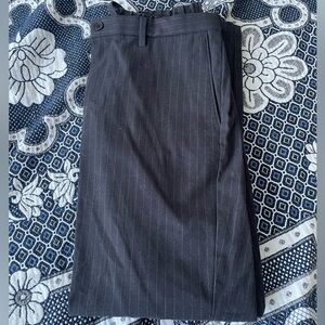 Uniqlo striped navy blue pants M